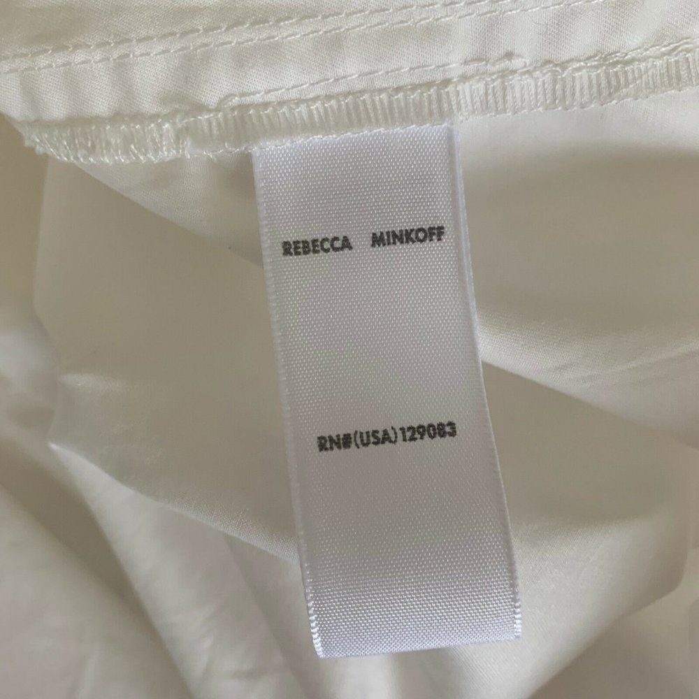 REBECCA MINKOFF White Kassidy Midi Shirt Dress - Picture 5 of 7